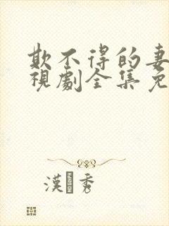 欺不得的妻子电视剧全集免费观看