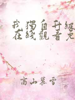 我独自升级漫画在线观看免费全集