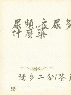 尿频,夜尿多吃什么药