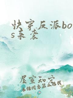 快穿反派boss来袭