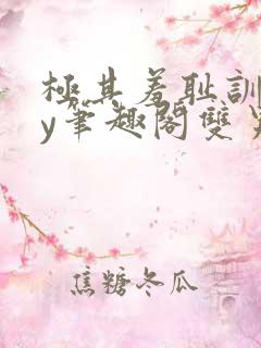 极其羞耻训诫by笔趣阁双男主