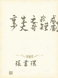 重生之我成了恶少大哥短剧免费观看