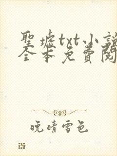 圣墟txt小说全本免费阅读