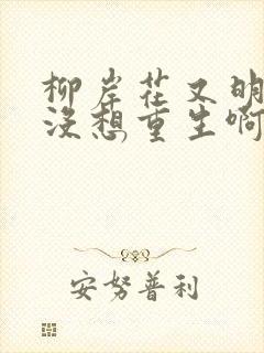 柳岸花又明我真没想重生啊