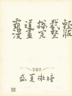 霸道总裁轻点爱漫画完整版免费看