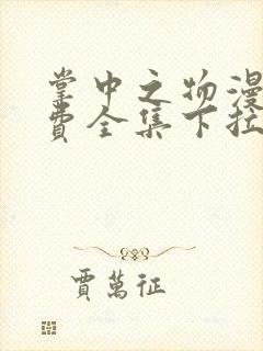 掌中之物漫画免费全集下拉式漫画