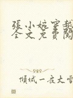 张小婉穿越小说全文免费阅读