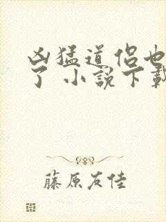 凶猛道侣也重生了 小说下载txt