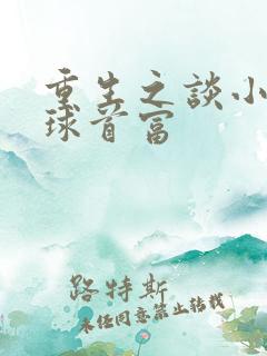 重生之谈小天全球首富