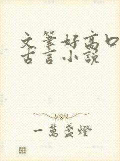文笔好高口碑的古言小说