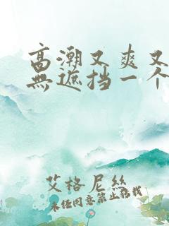 高潮又爽又黄又无遮挡一个人看的免费