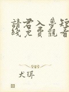 请君入梦短剧在线免费观看