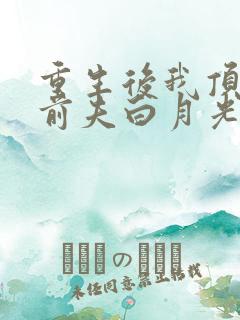 重生后我顶替了前夫白月光在线