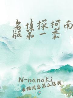 名侦探柯南中文版第一季