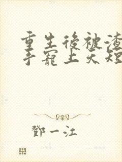 重生后被渣男对手宠上天短剧