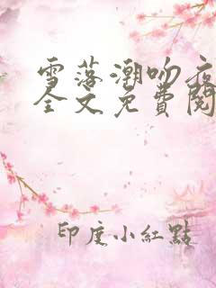 雪落潮吻夜小说全文免费阅读