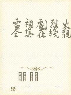 电视剧烈火刀影全集在线观看