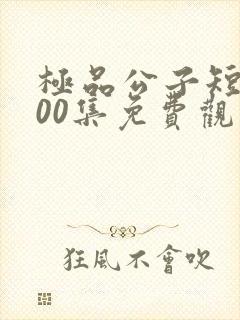 极品公子短剧100集免费观看高清