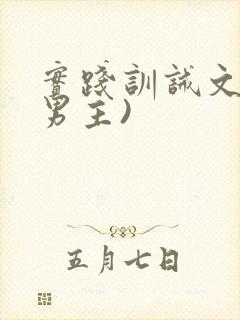 实践训诫文(双男主)