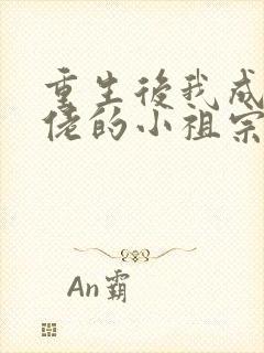 重生后我成了大佬的小祖宗小说