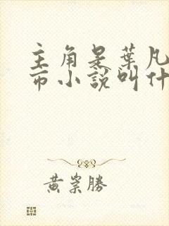 主角是叶凡的都市小说叫什么