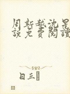 周斯越沈星眠小说免费阅读最新章节