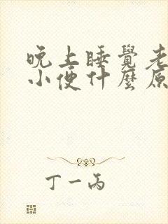 晚上睡觉老起夜小便什么原因女性