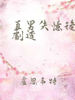 直男失忆后by剧透