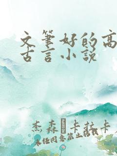 文笔好的高质量古言小说