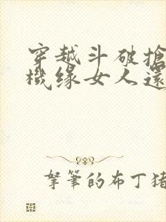 穿越斗破抢主角机缘女人还和主角为敌小说