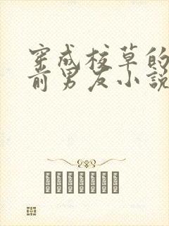 穿成校草的炮灰前男友小说