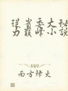 从省委大秘到权力巅峰小说