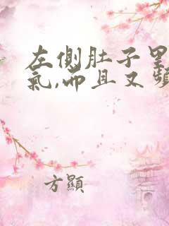 左侧肚子里有胀气,而且又频繁放屁