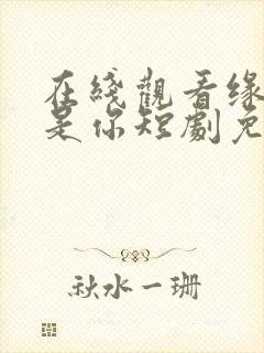 在线观看缘来还是你短剧免费