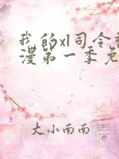 我的xl司令动漫第一季免费观看全集高清