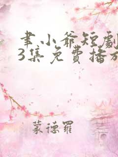 聿小爷短剧103集免费播放