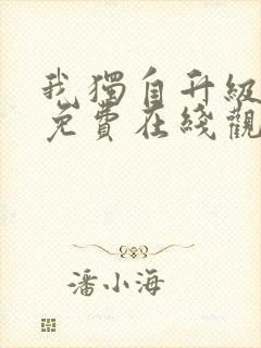 我独自升级动漫免费在线观看