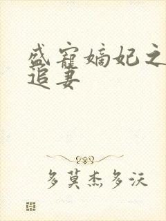 盛宠嫡妃之世子追妻