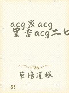 acg※acg里番acg工口全彩