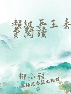 超级兵王秦渊免费阅读