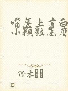 嘴唇上有白色的小颗粒怎么治疗