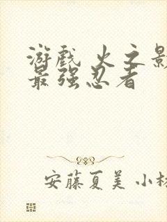 游戏 火之影:最强忍者