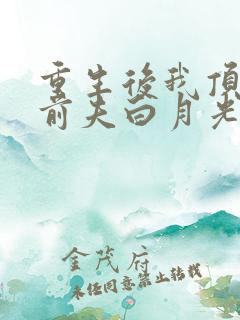 重生后我顶替了前夫白月光最新更新