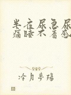 半夜尿急尿频尿痛睡不着感觉