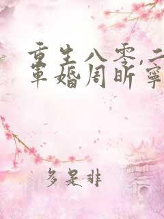 重生八零,二嫁军婚周昕宁