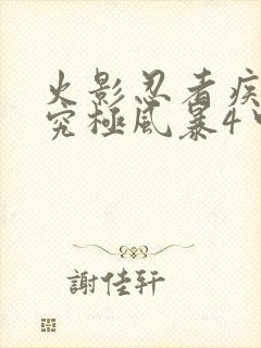 火影忍者疾风传究极风暴4中文