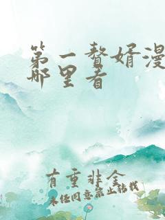 第一赘婿漫画在哪里看