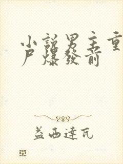 小说男主重生丧尸爆发前