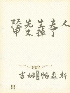 陆先生夫人的马甲又掉了