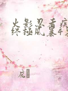 火影忍者疾风传终极风暴4慕留人传